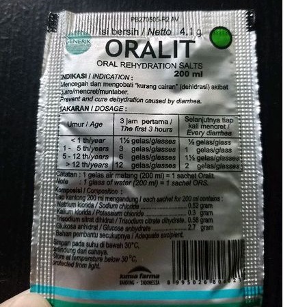 Jual Oralit Kimia Farma Obat Diare Shopee Indonesia