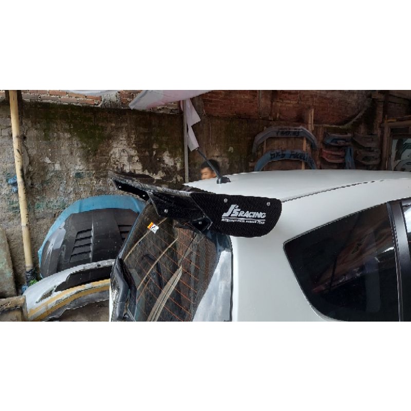 Jual SPOILER JS RACING CARBON KEVLAR,CARBON FIBER,JAZZ GD3,GE8,GK5 ...