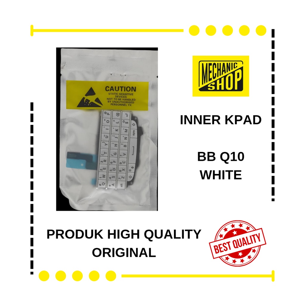 Jual INNER KPAD BB Q10 FULLSET ( WHITE ) Shopee Indonesia