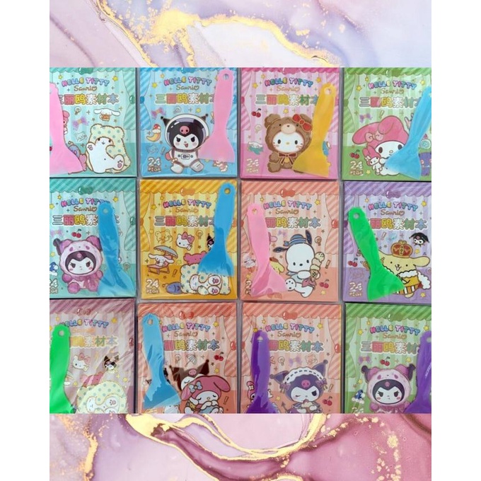 Jual LBK Sticker Buku Sanrio Spatula Isi 24 Lembar Shopee Indonesia
