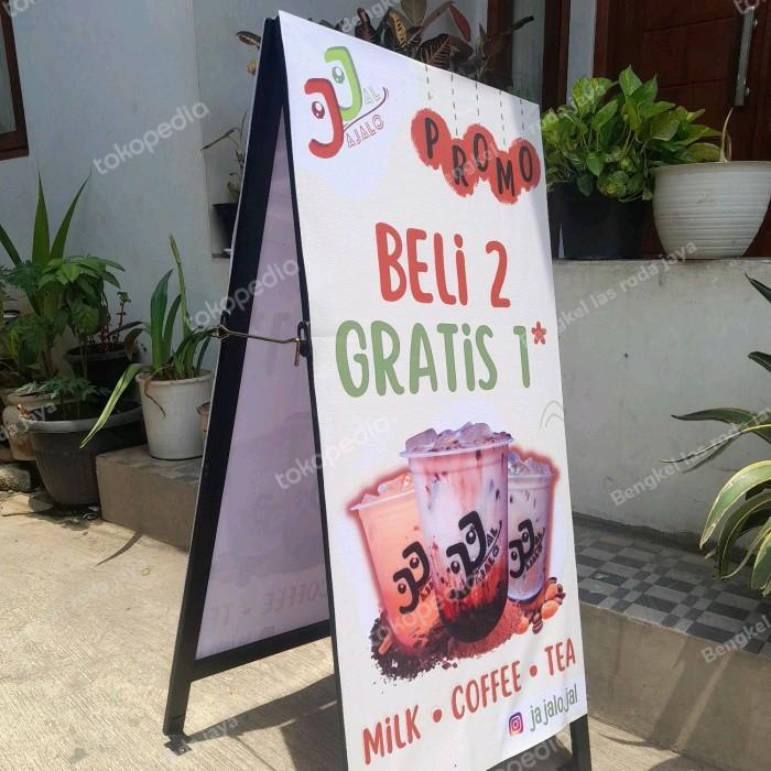 Jual Terlaris Standing Banner Besi Stand Banner Frame Spanduk