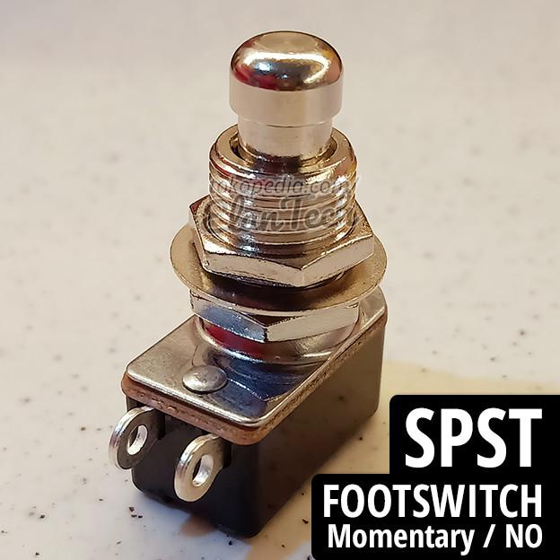 Jual Footswitch SPST Momentary Normally Open Saklar Injak Switch ...