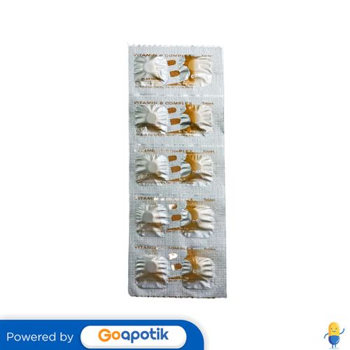 Jual VITAMIN B COMPLEX AFIFARMA STRIP 10 TABLET | Shopee Indonesia