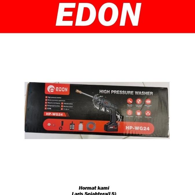 Jual Edon Hp Wg24 24High Washer Pressure 21V Cordless Mesin Steam Bat ...