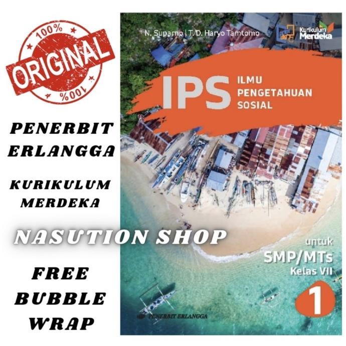 Jual Buku Ips Kelas 1 7 Vll Smpmts Erlangga Kurikulum Merdeka Original Shopee Indonesia 1864