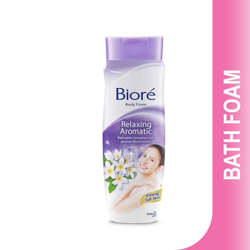 Jual Biore Body Foam Relax Aroma Botol 250ml / Sabun Mandi / Body Wash ...