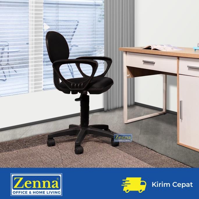 Jual Zenna Kursi Kantor Staff / Kursi Putar / Office Chair | Shopee ...