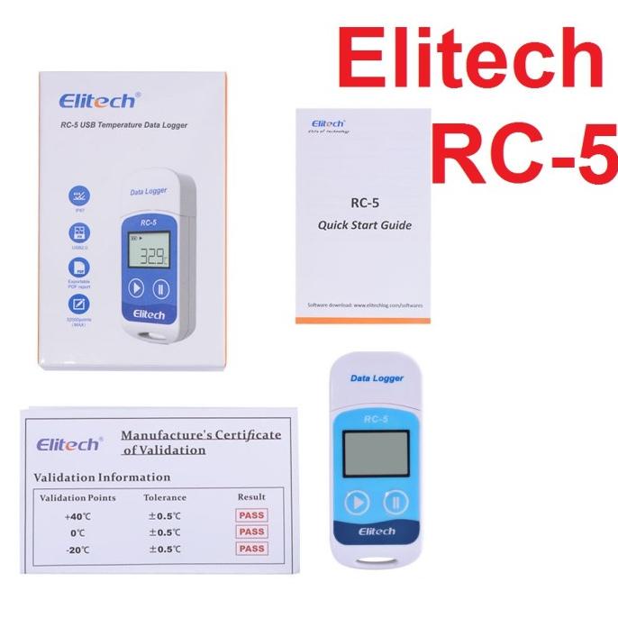 Jual Elitech RC4 RC-4 RC5 RC-5 USB Temperature Data Logger Monitor ...