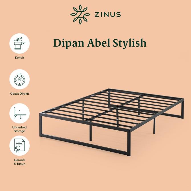 Jual Tempat Tidur Dipan Zinus Abel Design Minimalis Besi DIY Bed In a