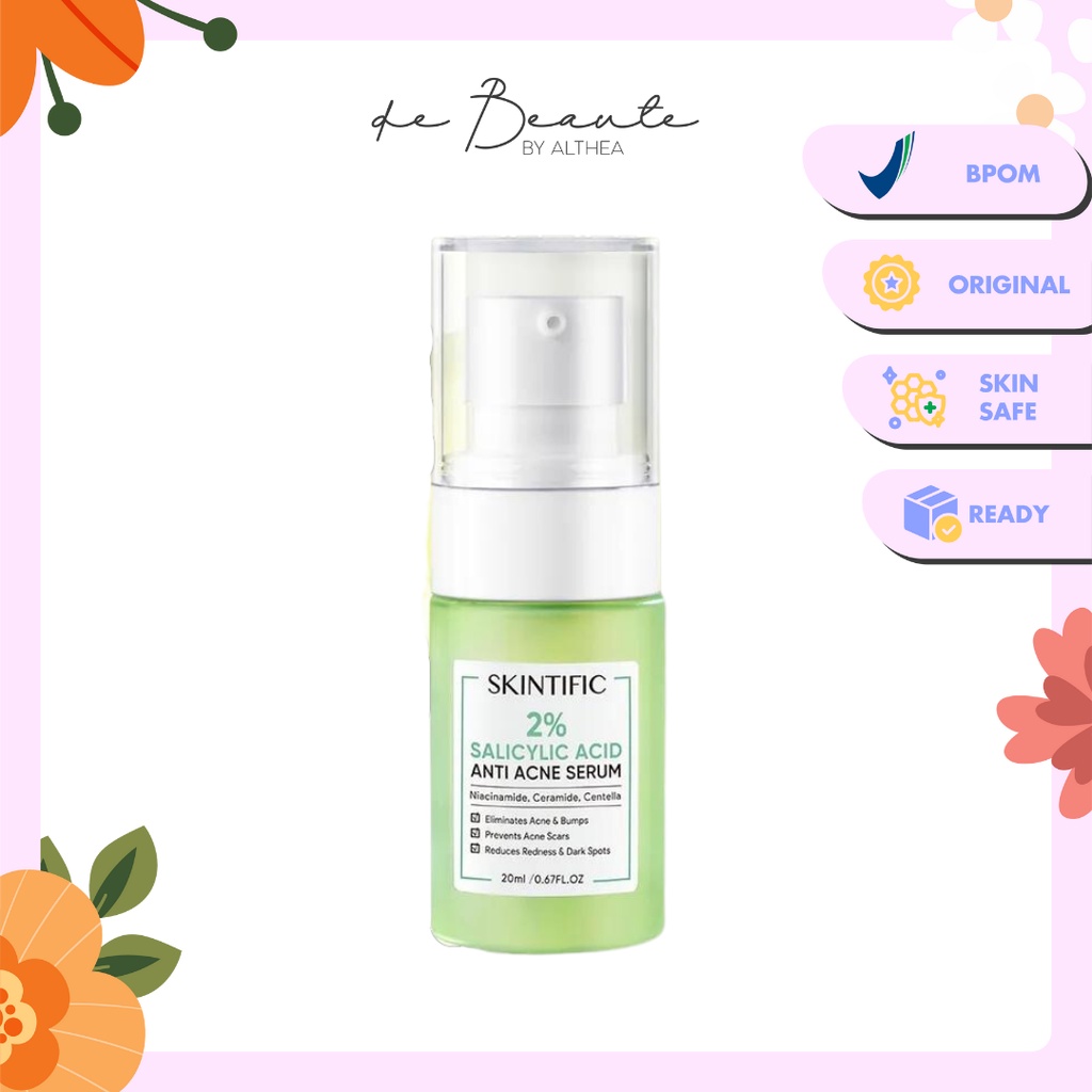 Jual BPOM Skintific Salicylic Acid Anti Acne Serum Ml Ml Shopee Indonesia