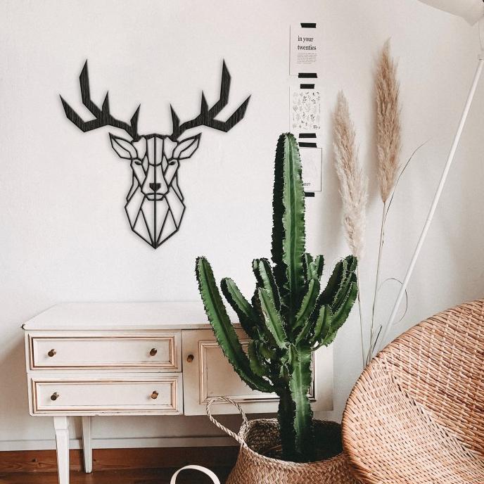 Jual Produk Baru Hiasan Dinding Laser Cut Geometric Animals| Wall Decor