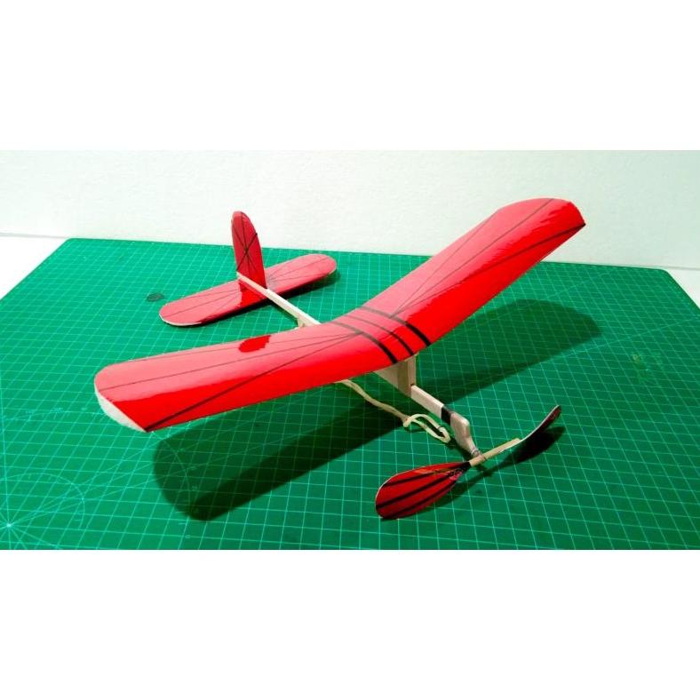 Jual Populer Pesawat Tenaga Karet Model Stik Styrofoam) Gabus+Balsa ...