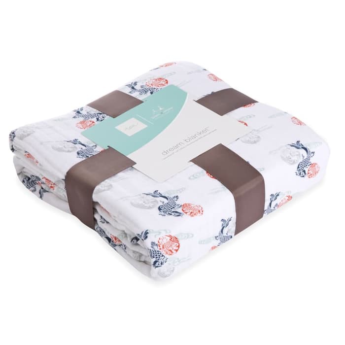 Jual Aden + Anais Dream Blanket (Fish Pond) Shopee Indonesia