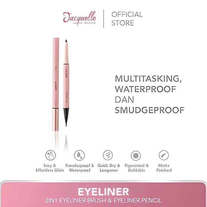 Jual Jacquelle Eyetractive Multitasking (2In1 Eyeliner Pen) Shopee Indonesia