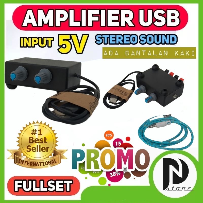 Jual power mini ampli mini amplifier miniatur 5volt kabel aux | Shopee