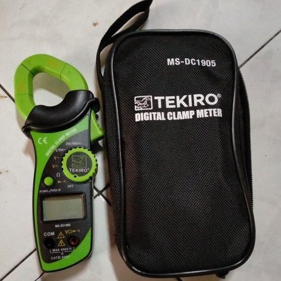 Jual DIGITAL CLAMP METER TEKIRO TEKIRO TANG AMPERE MSDC1905 Alat Cek