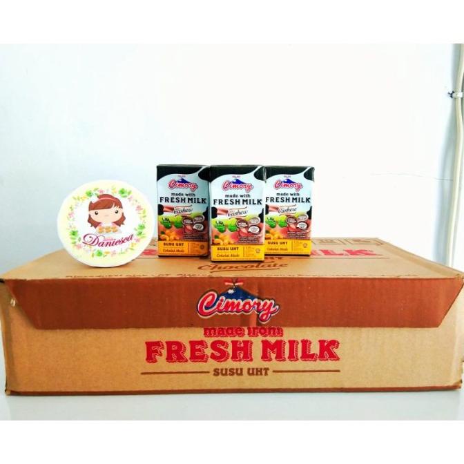 Jual Kartonan Susu Uht Cimory Fresh Milk 125 Ml Tayo Chocolate Storberi