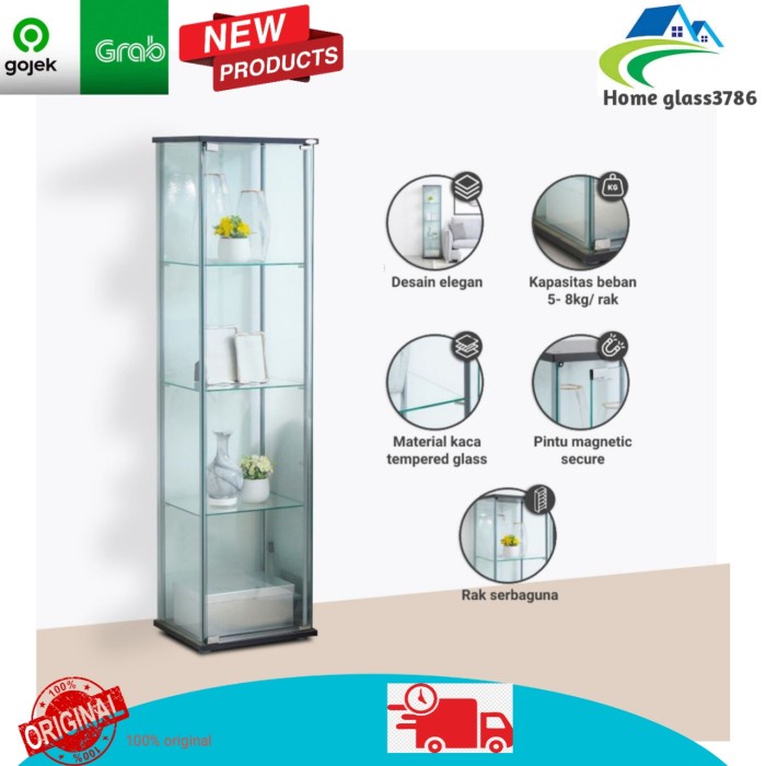 Jual Lemari / Rak Kaca Pajangan Tas Mainan Dan Koleksi | Shopee Indonesia