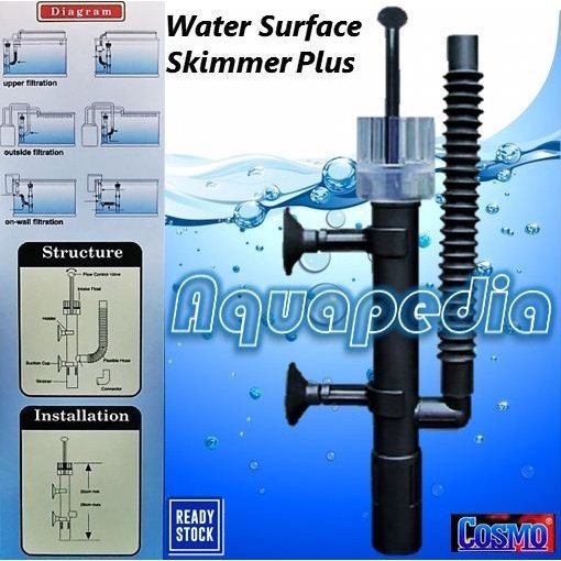 Jual Cosmo Aquarium/Aquascape Water Surface Skimmer Plus ORIGINAL ...