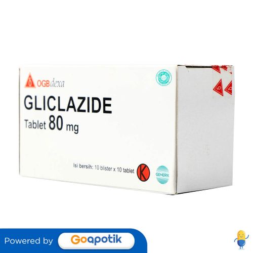 Jual GLICLAZIDE OGB DEXA MEDICA 80 MG BOX 100 TABLET | Shopee Indonesia