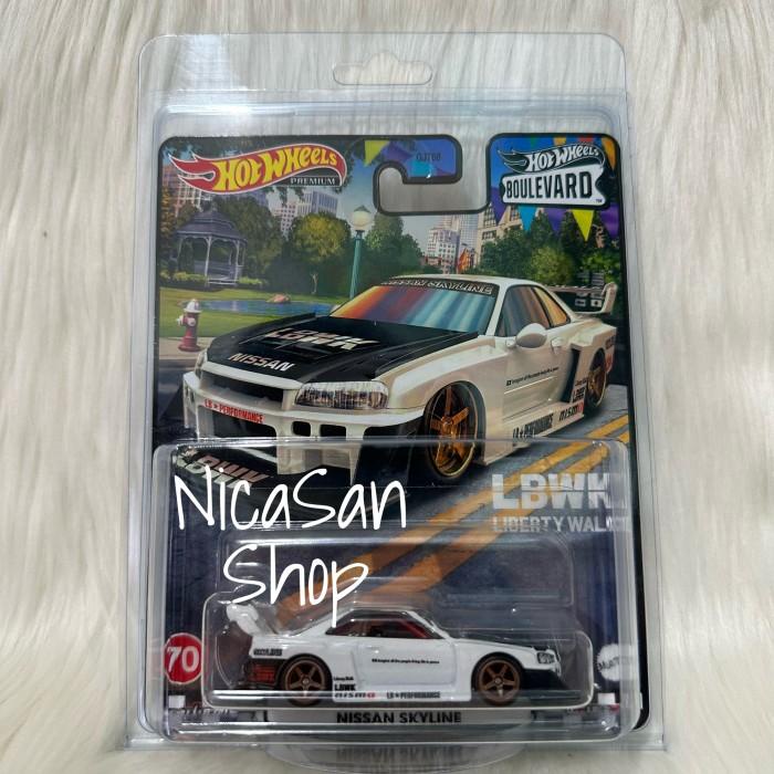 Jual HOT WHEELS Nissan Skyline R34 LBWK LB-ER34 Super Silhouette ...