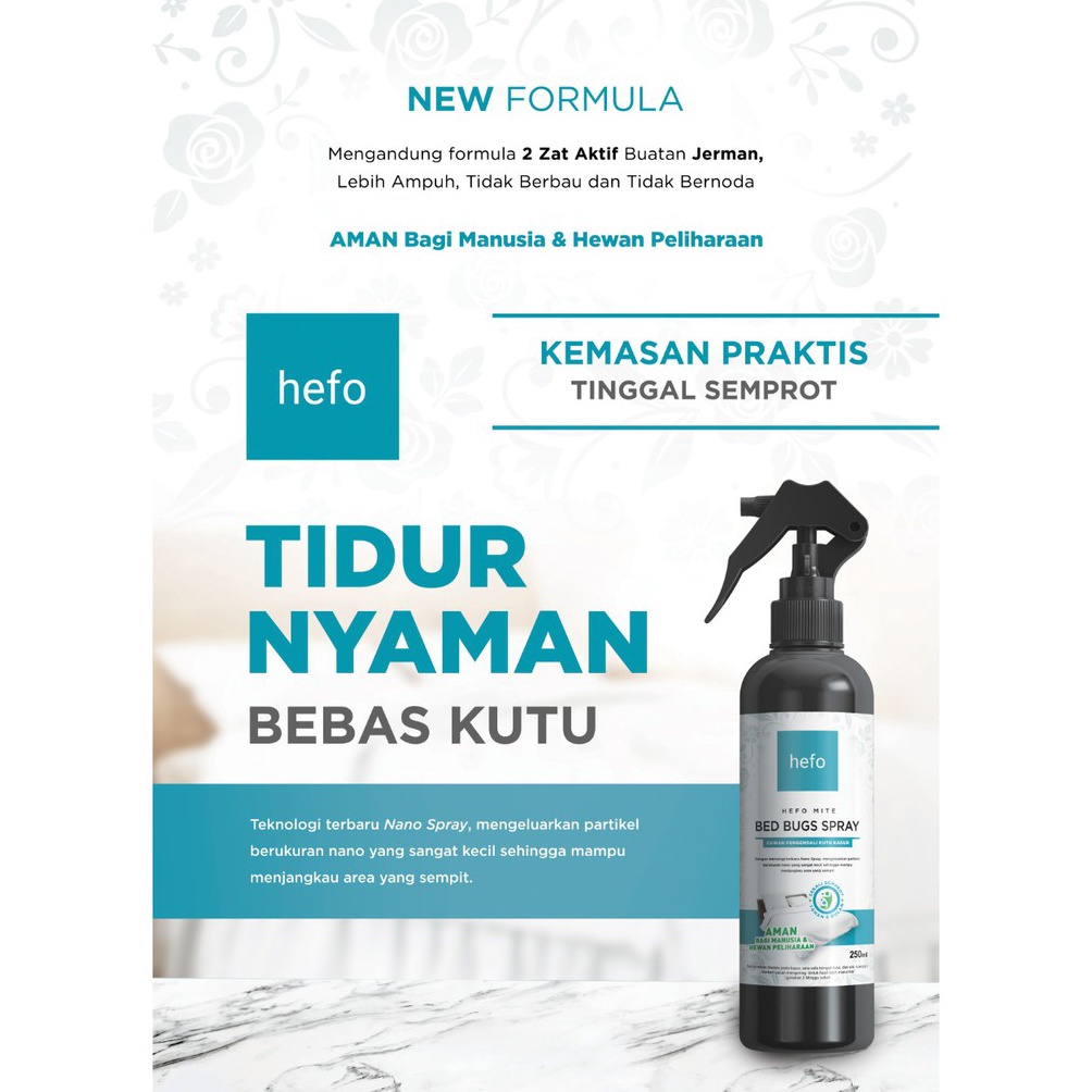 Jual Best Produk Hefo Bed Bugs Pengendali Pembasmi Kutu Kasur Tungau