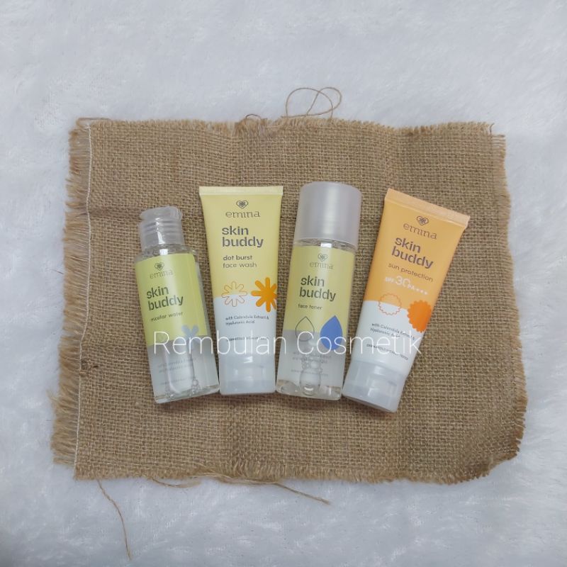 Jual EMINA SATU PAKET SKINBUDDY (KULIT SENSITIF KERING) Shopee Indonesia