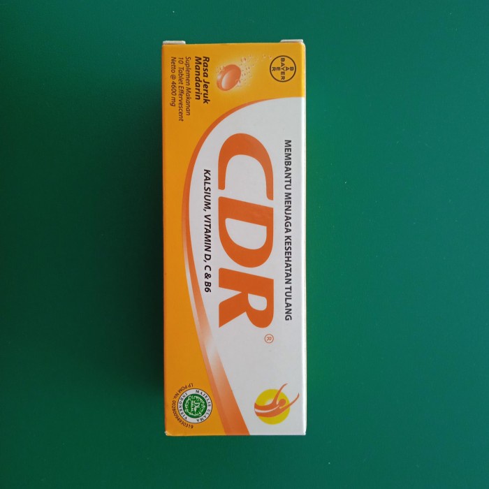 Jual Vitamin Kesehatan Tulang CDR Orange Effervescent | Shopee Indonesia