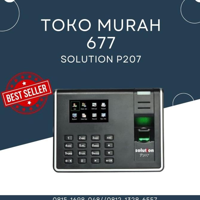 Jual Solution P207 /Finger print/Mesin Absensi/Mesin absen | Shopee ...