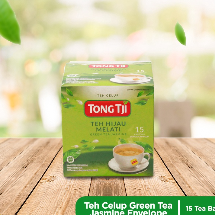 Jual Tong Tji Green Tea Jasmine 1 pack isi 30 gram ( Tea Bag/ Teh Celup ...