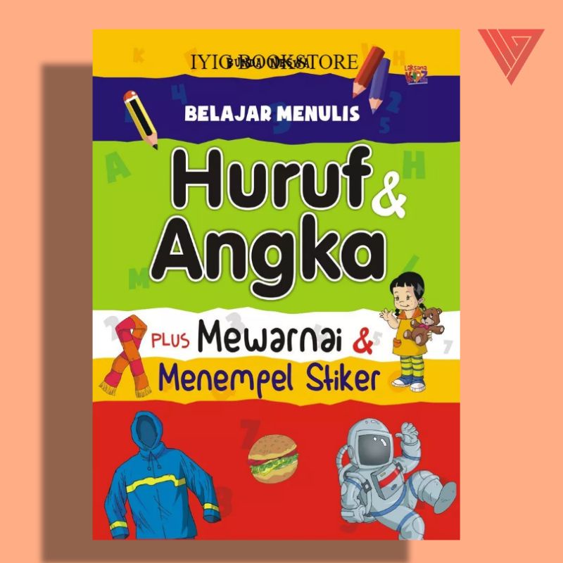 Jual Buku Belajar Menulis Huruf Dan Angka - Laksana - Buku Anak ...