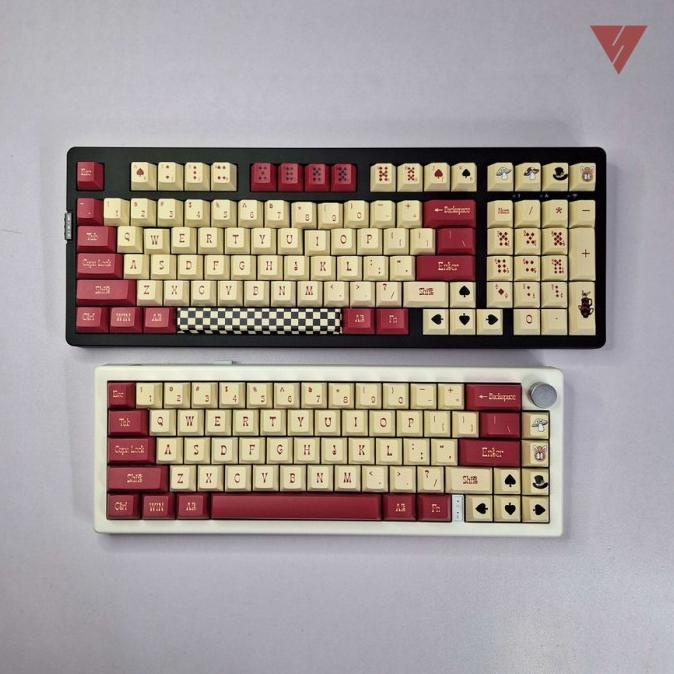 Jual Ready | Baru Vortex Series Redjack Pbt Dye-Subs Keycaps 140 Set ...