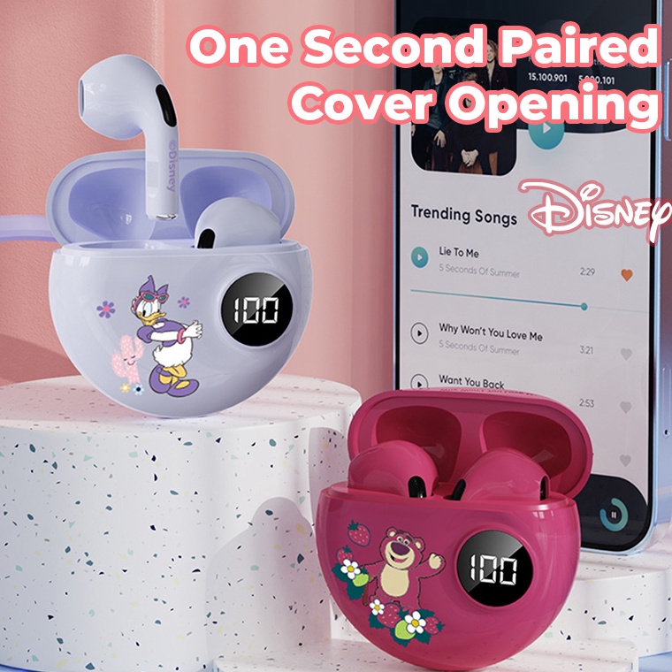 Jual Murah!.. 100% Authentic Disney Wireless TWS Bluetooth Earphone ...
