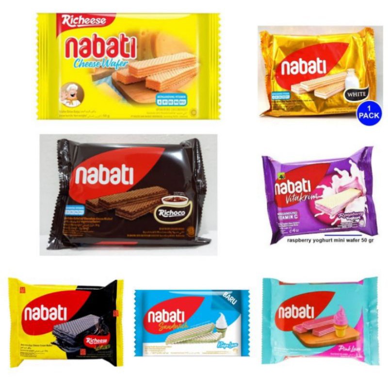 Jual Nabati Wafer Biskuit Dus Isi Pcs All Varian Shopee