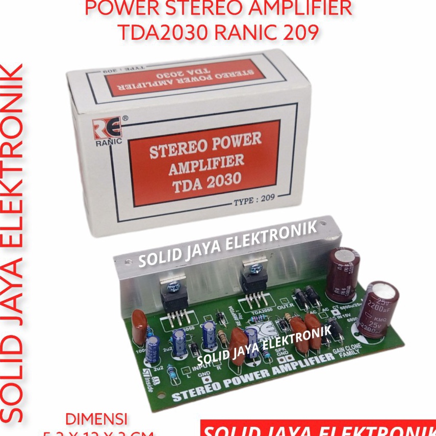 Jual Model baru KIT POWER AMPLIFIER STEREO TDA2030 TDA 2030 PLUS PSU ...