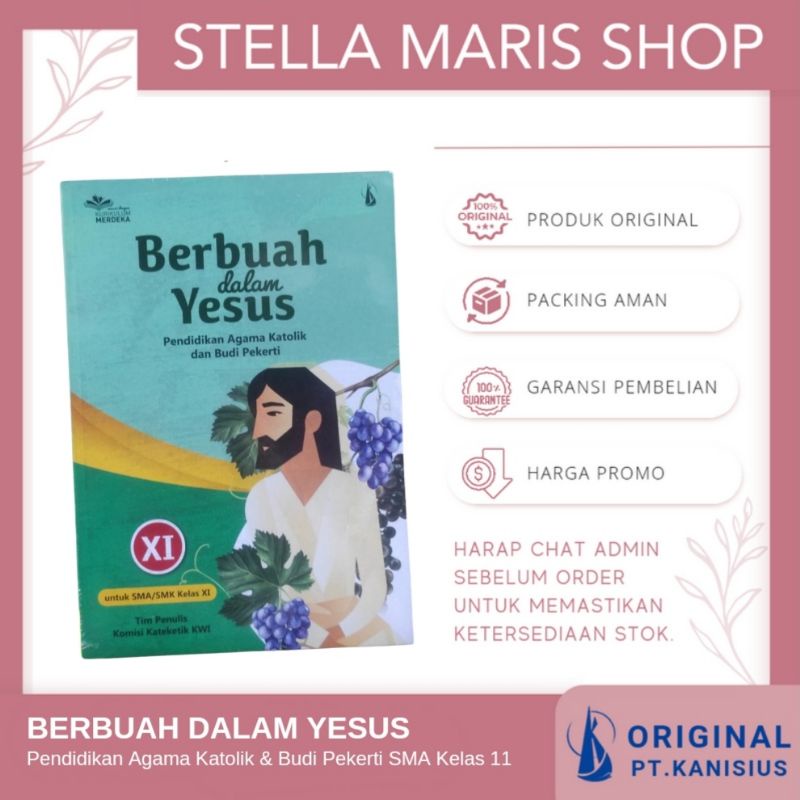 Jual Buku Agama Katolik Dan Budi Pekerti SMA SMK Kelas 11 - Berbuah ...