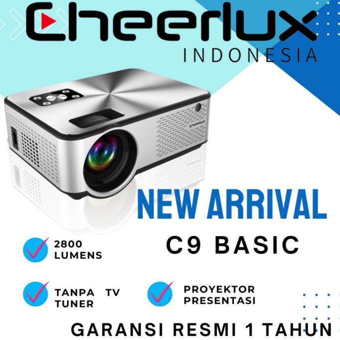 Jual Terbaik Cheerlux C9 Mini Led 720P Projector 2800 Lumens Proyektor ...