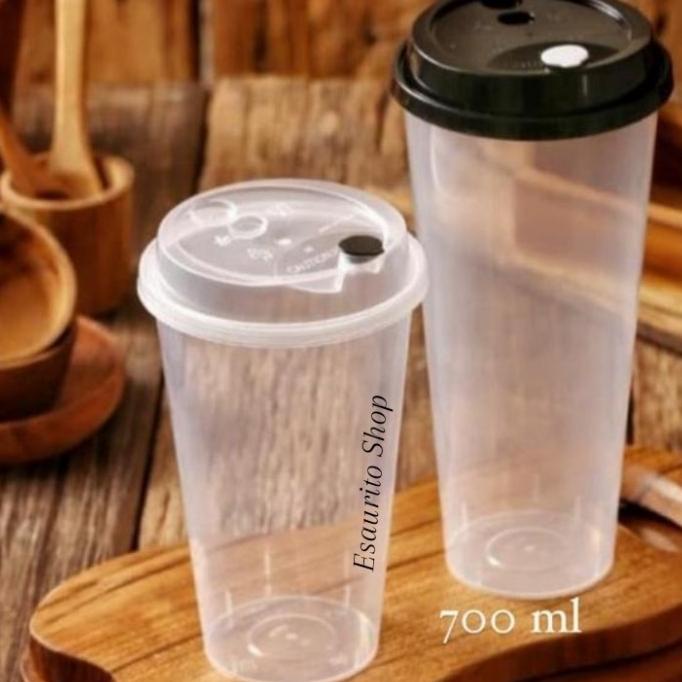 Jual Gelas Plastik Boba Cup Pp Injection Ml Oz Cup Lid Stopper Shopee Indonesia