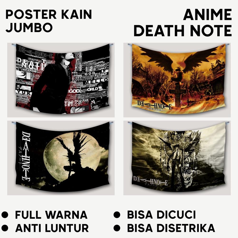 Jual Poster Kain Bendera Jumbo Aestetik Dekorasi Kamar Edisi Anime