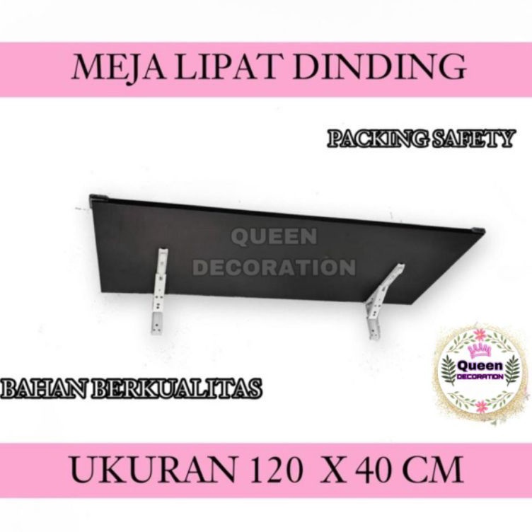 Jual - Meja Lipat Dinding Ambalan Termasuk Bracket 120 X 40 Cm ...