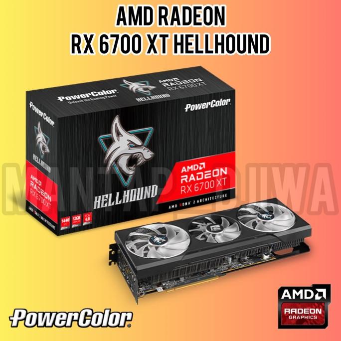 Jual [New Ready Stok] Power Color Hellhound Radeon RX 6700 XT 12GB ...