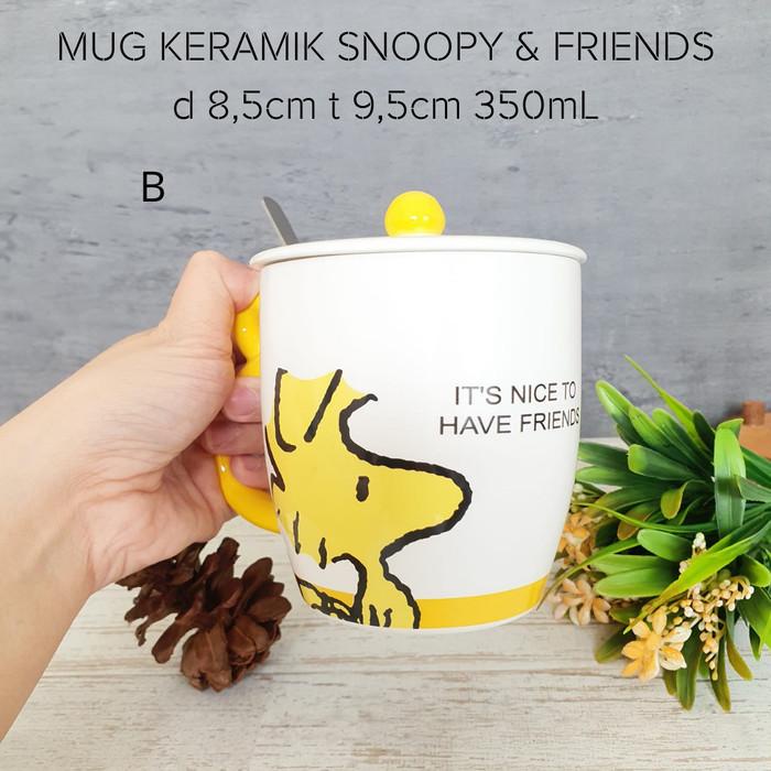 Jual Snoopy Mug Keramik Gelas Tutup Snoopy And Friends Koleksi Snoopy Shopee Indonesia 8937