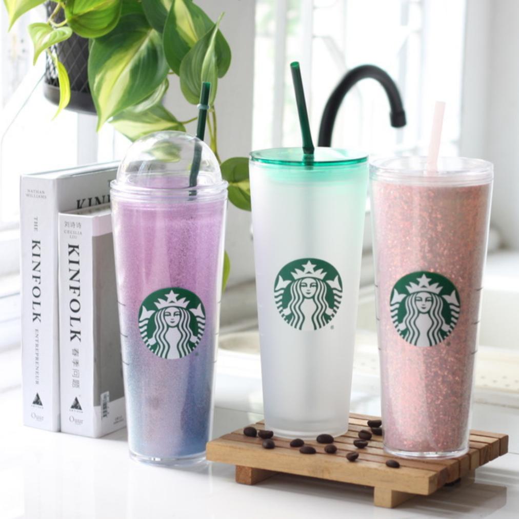 Jual Viral Gelas Tumbler Starbucks Botol Minum Transparant Tumbler Cold