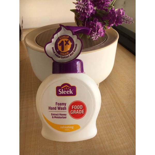 Jual SLEEK FOAMY HAND WASH BOTOL 250ML DAN REFFIL 250ML | Shopee Indonesia
