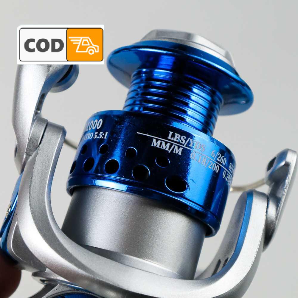 Jual Reel Pancing Aluminium Gear Ratio 5.5:1 Tarikan Kuat Alat ...