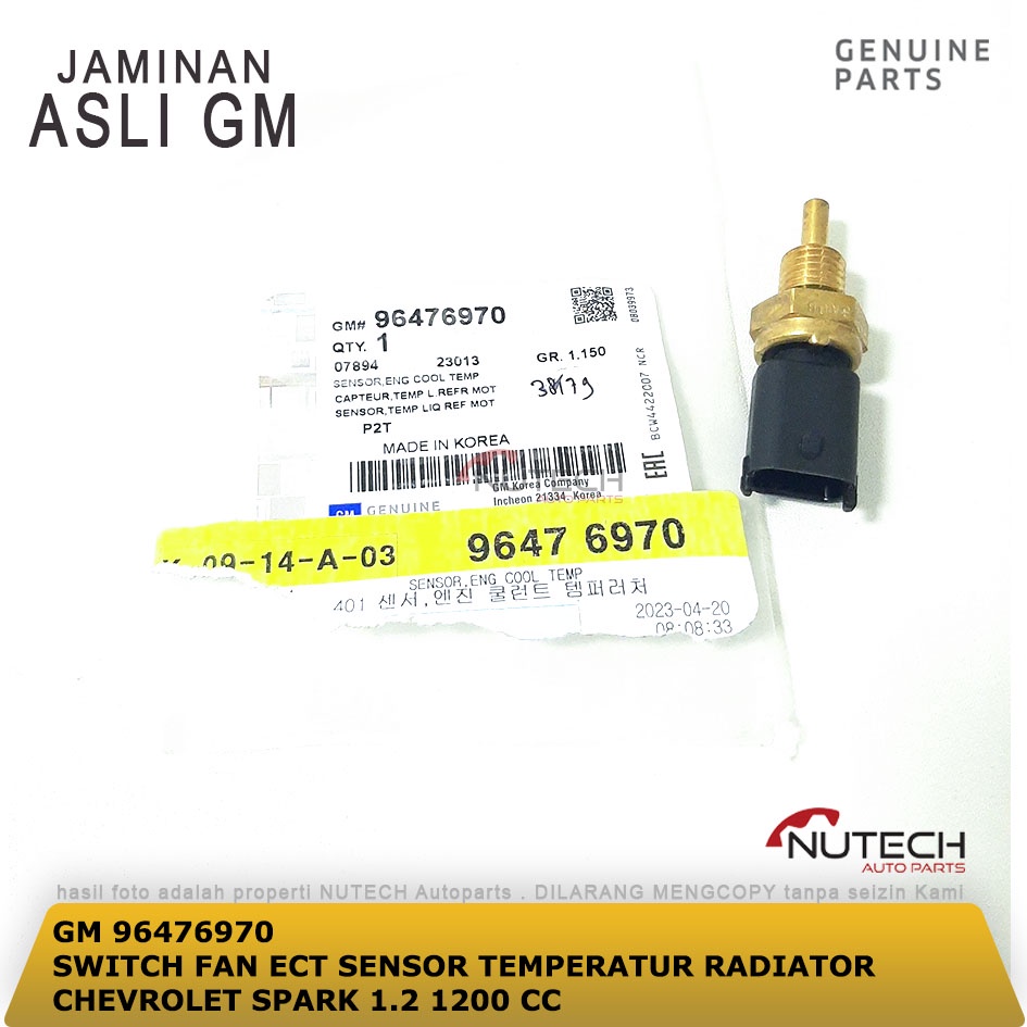 Jual SWITCH FAN ECT SENSOR TEMPERATUR RADIATOR SPARK 1.2 1200 CC OR GM ...