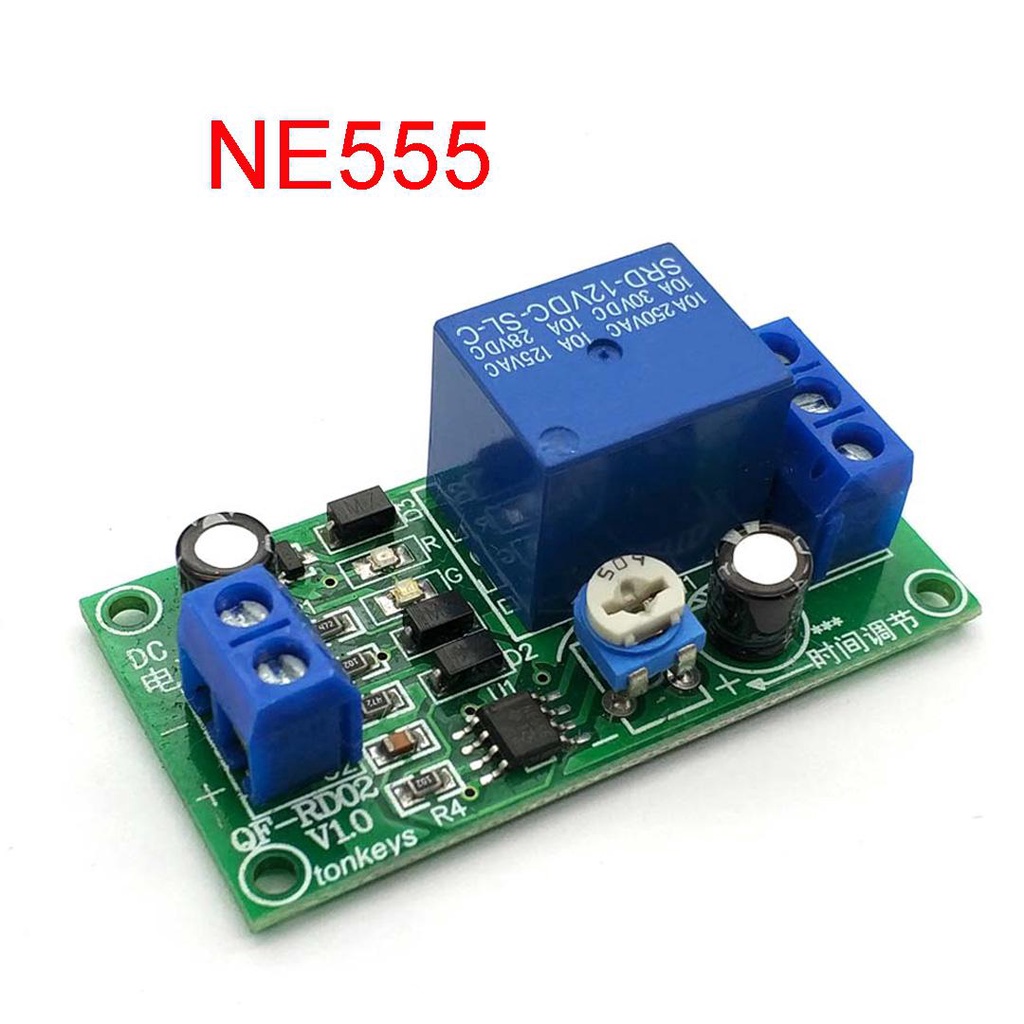 Jual DC 12V NE555 0~60 Seconds Delay Timer Time Switch Adjustable Time ...