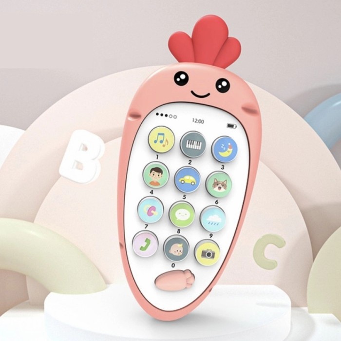 Jual Baby Learning Teether Phone Mainan Telepon Handphone Hp Musik Bayi ...