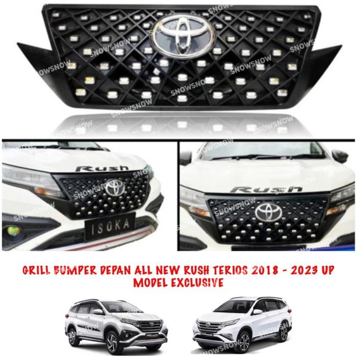 Jual Bumper Bamper Mobil Grill Bumper Depan All New Rush Terios Exclusive Hitam