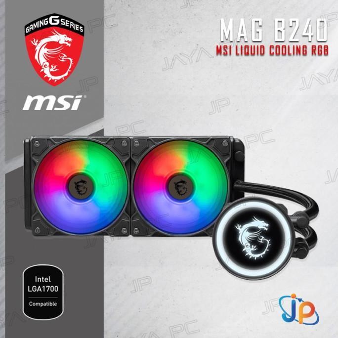 Jual Msi Mag Coreliquid B240 Rgb Cpu Cooler Liquid Fan Shopee Indonesia